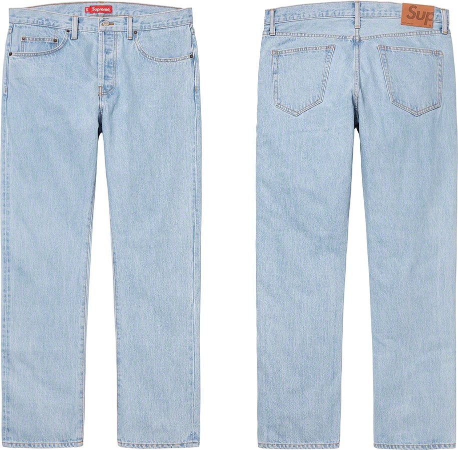 Stone Washed Slim Jean
